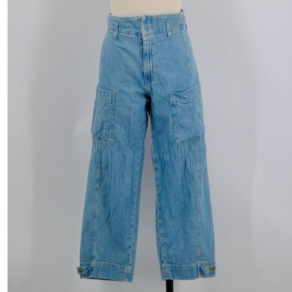 Current/Elliott Marine Blue The Lieutenant Pants - Picture 1 of 6